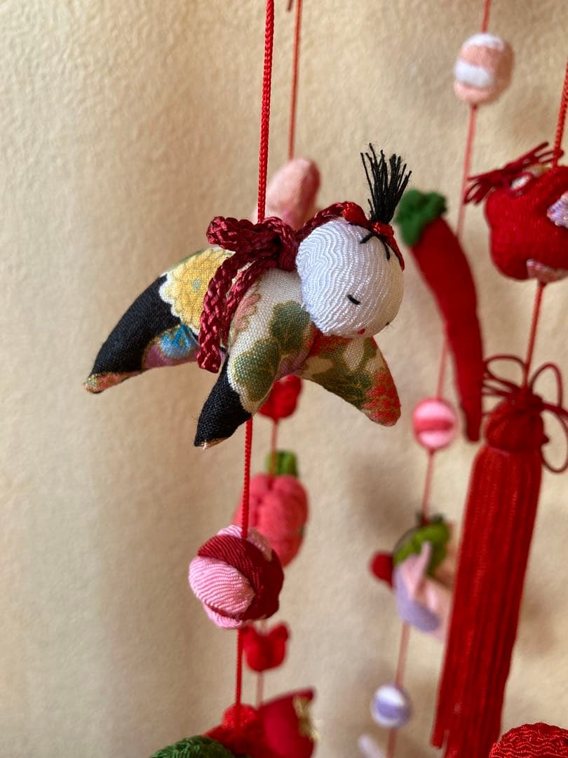 吊し雛　吊るし飾り　さげもん　初節句　縁起物　ちりめん細工