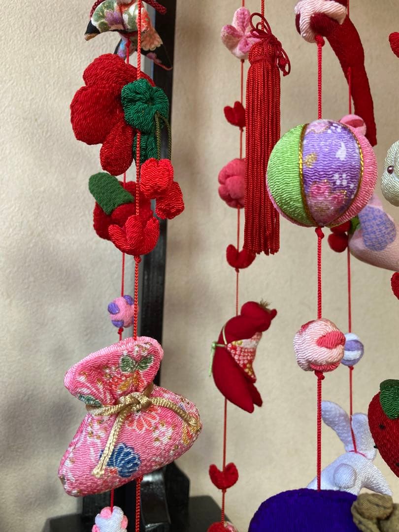吊し雛　吊るし飾り　さげもん　初節句　縁起物　ちりめん細工