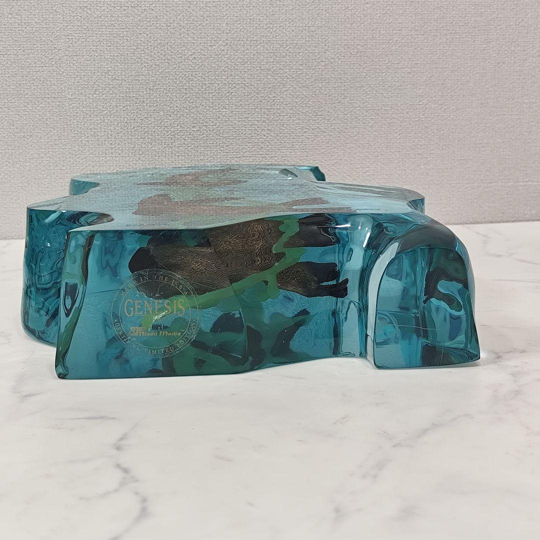 キティ カントレル ピューター製 ルーサイト 泳ぐアシカ 置物 オブジェ アート