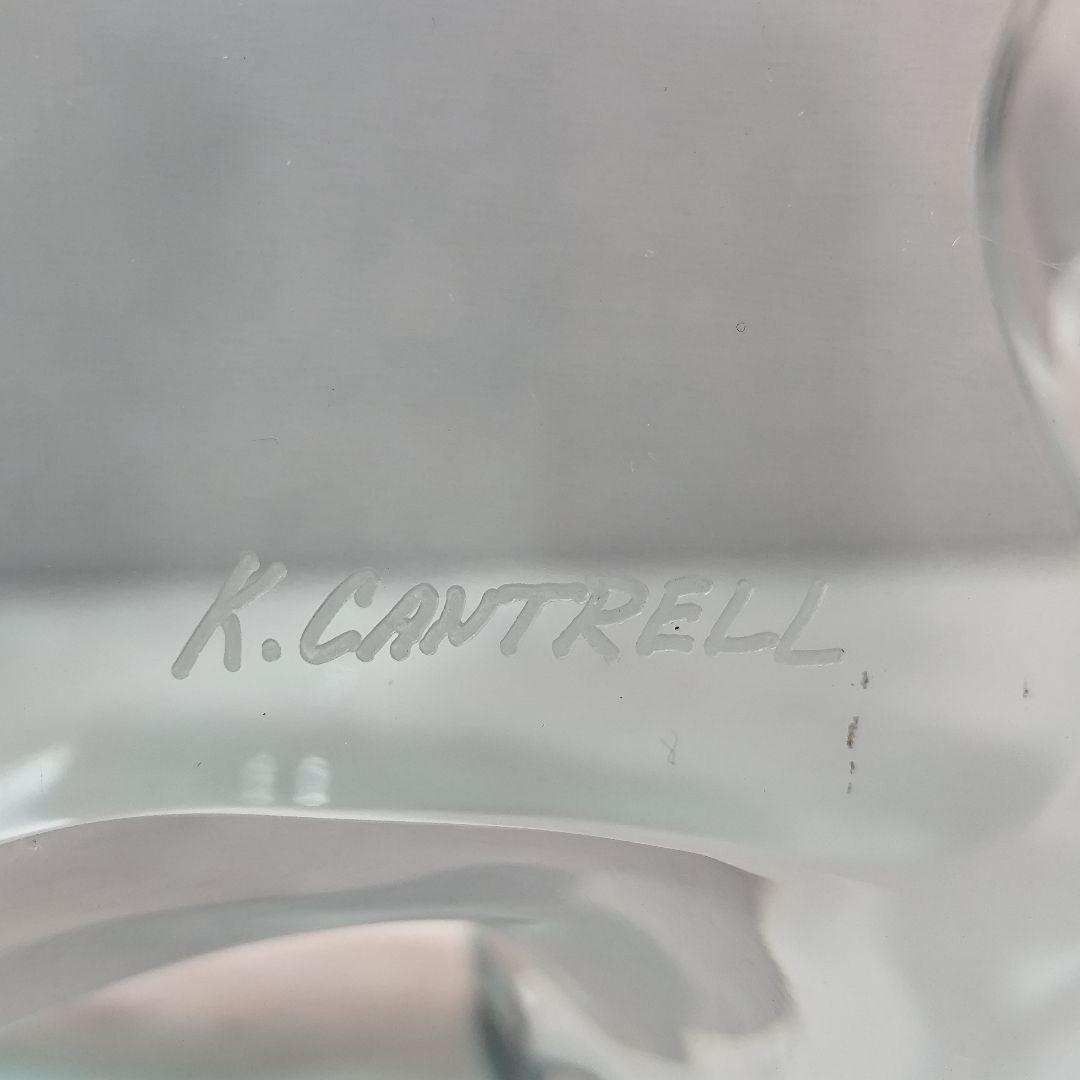 キティ カントレル ピューター製 ルーサイト 泳ぐアシカ 置物 オブジェ アート