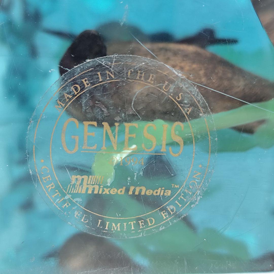 キティ カントレル ピューター製 ルーサイト 泳ぐアシカ 置物 オブジェ アート