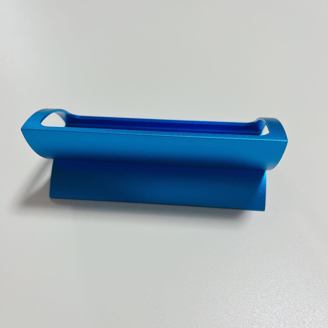 デスク用 カード 収納 ラック　ブルー