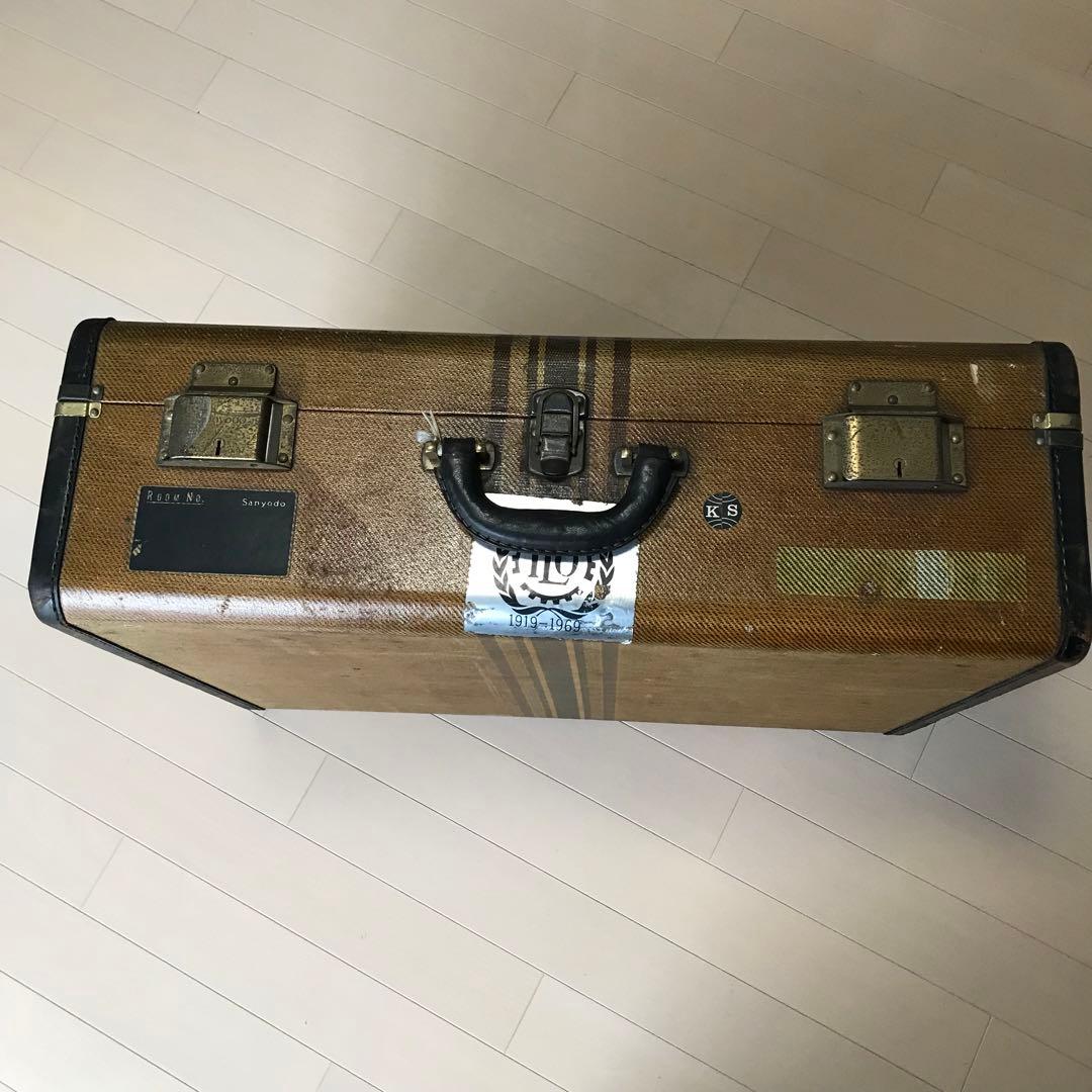 トランクケース ビンテージ　ディスプレイ sanyodo 昭和レトロアンティーク