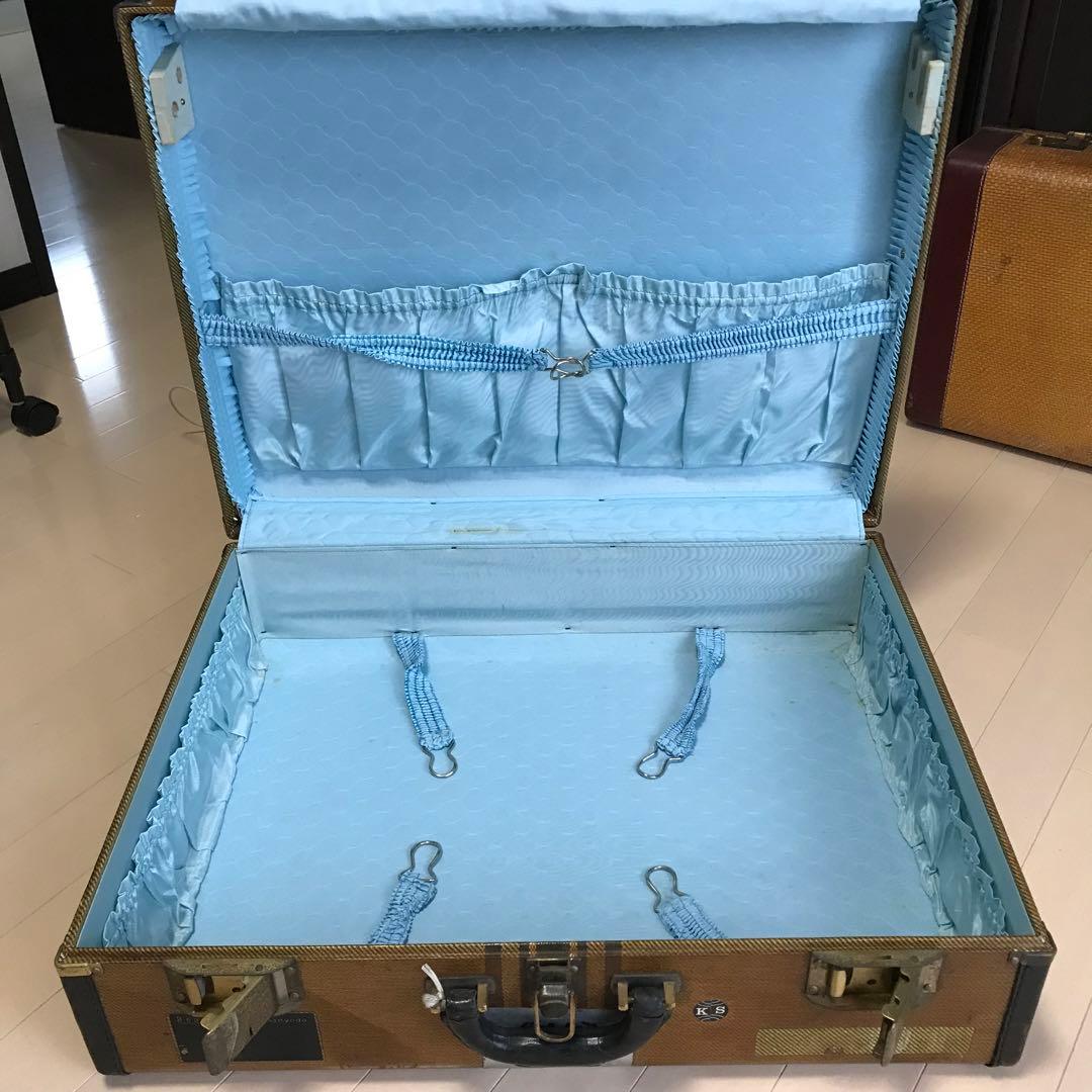 トランクケース ビンテージ　ディスプレイ sanyodo 昭和レトロアンティーク