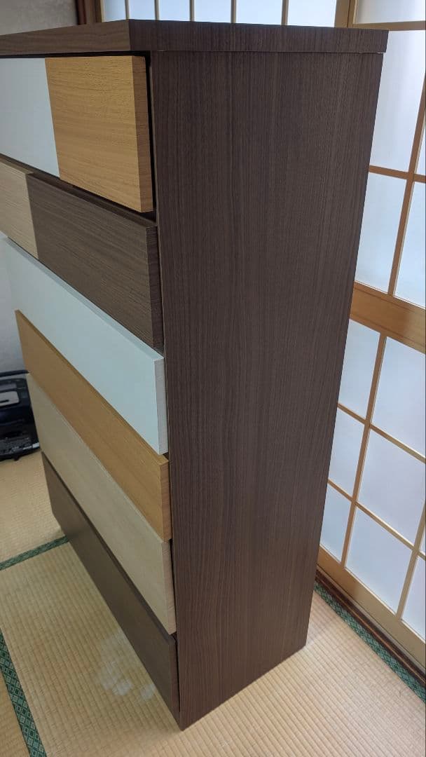 ニトリ/NITORI カレナ ハイチェスト（タンス） 6段