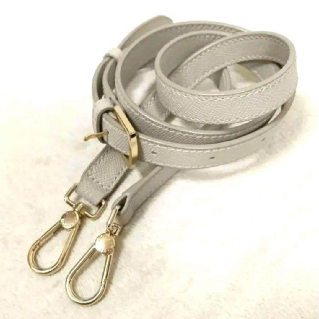 FURLA フルラ グレージュ ヴィットリアMドーム 2wayレザーハンドバッグ