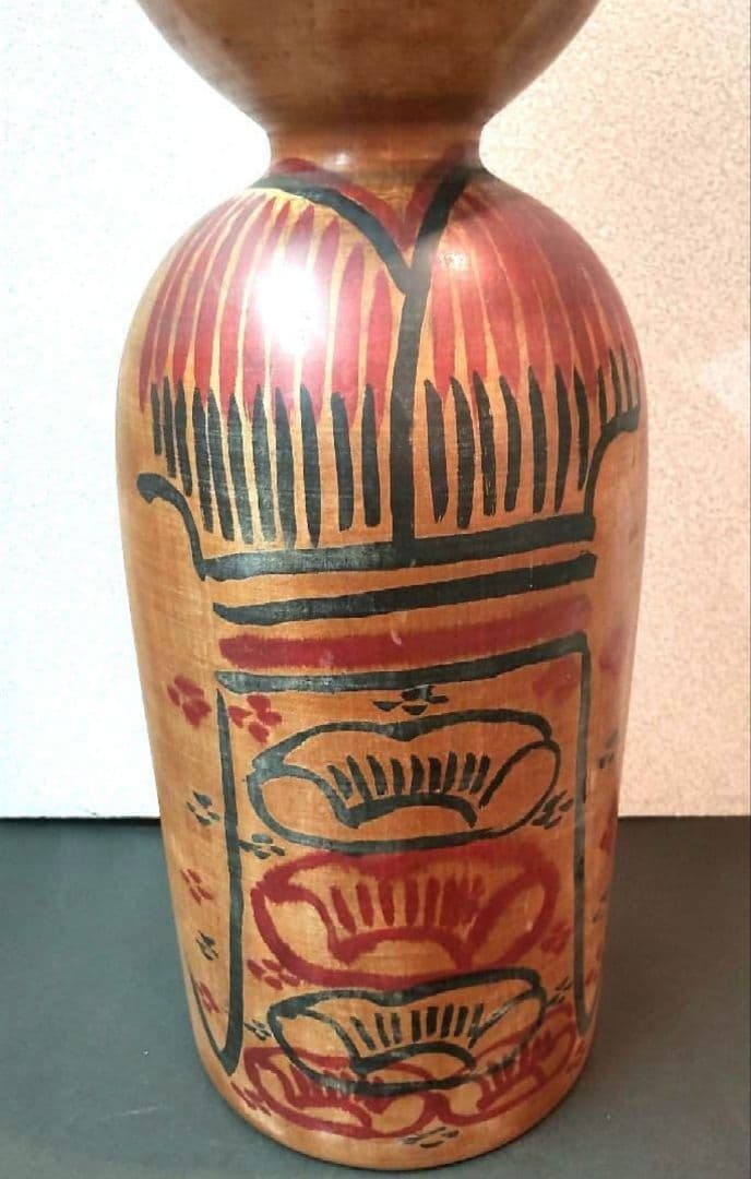 711Z196骨董品 伝統こけし 秋田木地山 置物 彫刻