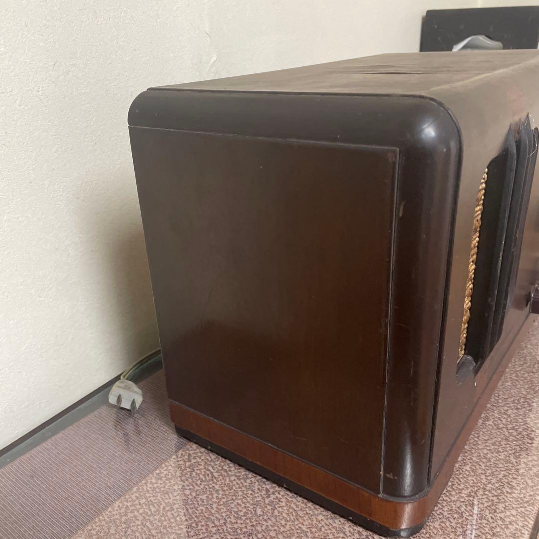 レトロ木製デザイン ラジオ