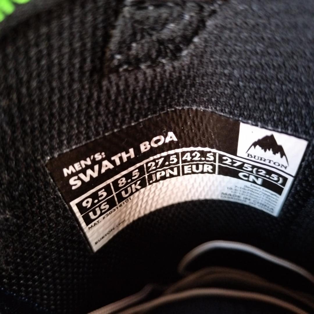 Burton Swath BOA スノーボードブーツ 27.5cm / 9.5