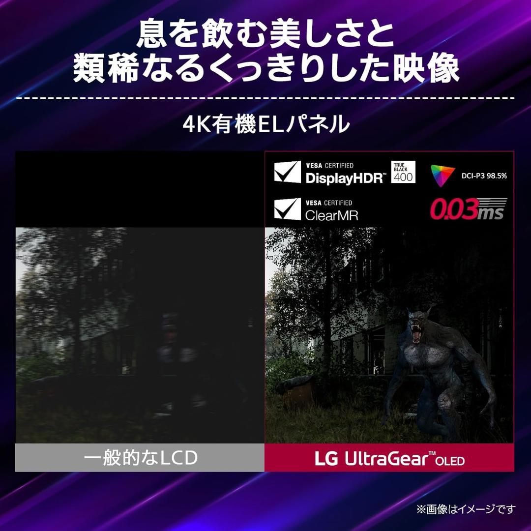 LG ゲーミングモニター UltraGear OLED 32GS95UE-B