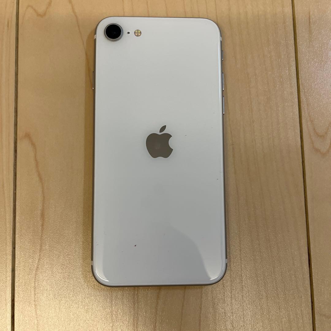 Apple iPhone SE (第2世代) ホワイト 本体　純正ステッカー付き