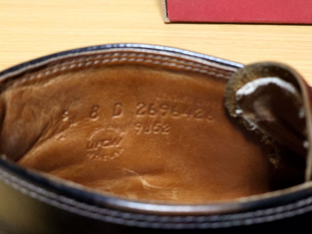 RED WING 9852 アイリッシュセッター チャッカ 犬タグ US8 26