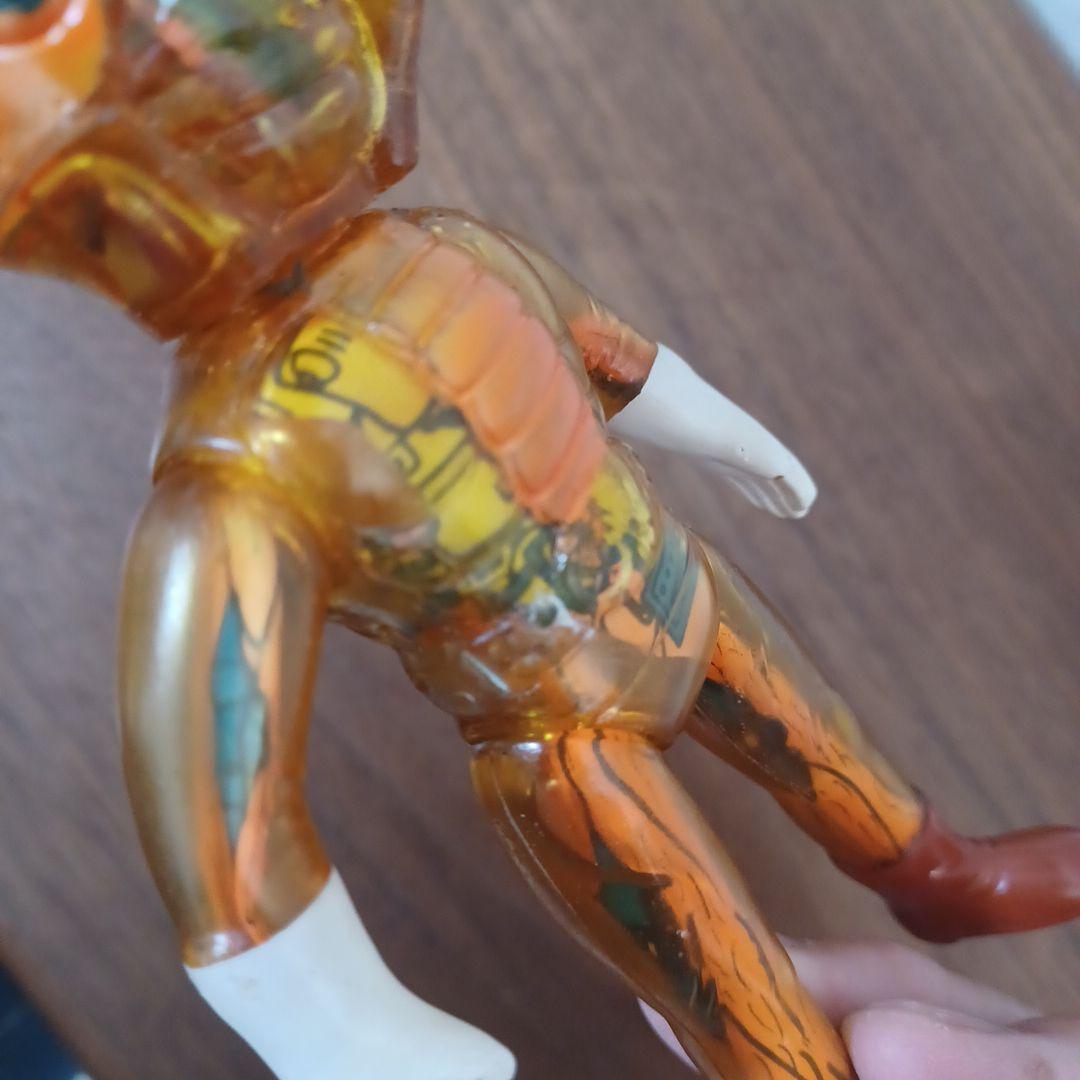 当時物ポピー製 スケルトンモールドあり「仮面ライダーV3 」希少ソフビフィギュア