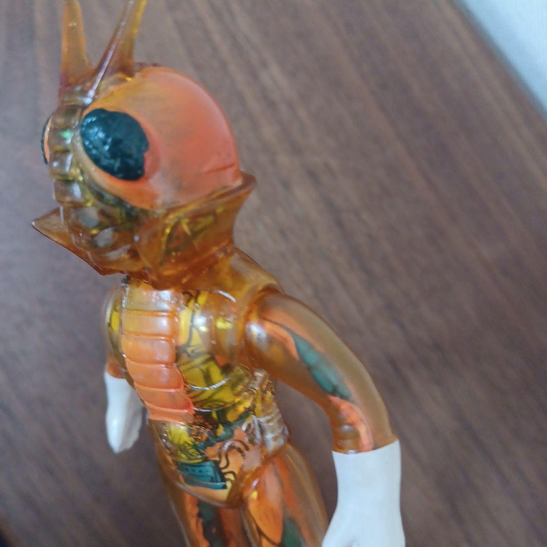 当時物ポピー製 スケルトンモールドあり「仮面ライダーV3 」希少ソフビフィギュア