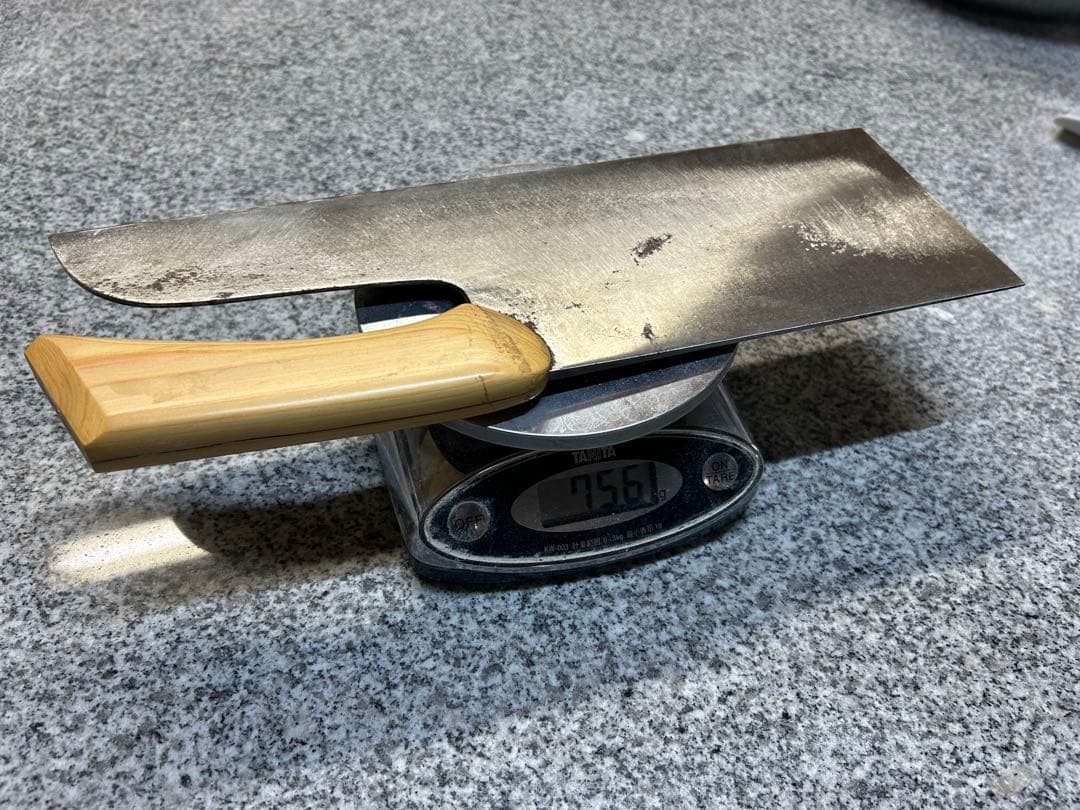 かやなるみ蕎麦切り包丁