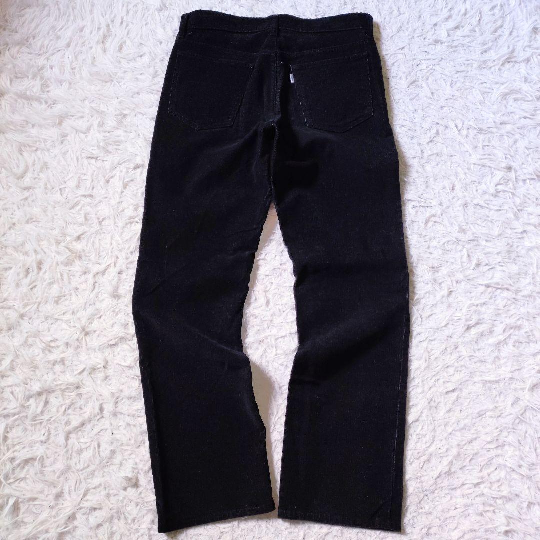 LEVI'S　519-40　W33　コーデュロイ　パンツ　ブラック　日本製