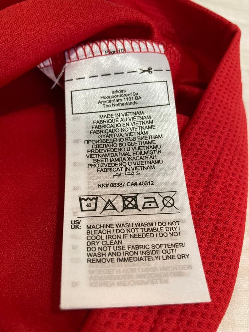 公式サイト購入　マンU 21-22 ホーム　長袖