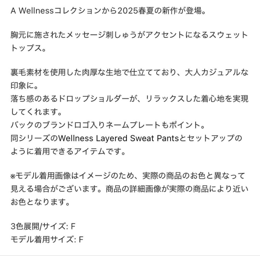 ALEXIA STAMグレー スウェット トレーナー