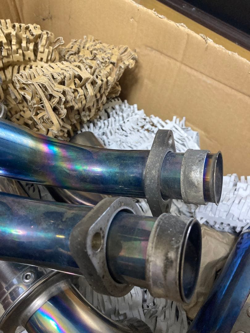 mt-07 フルエキチタンマフラー　リアルスペック　ガスレポ付属【ジャンク】