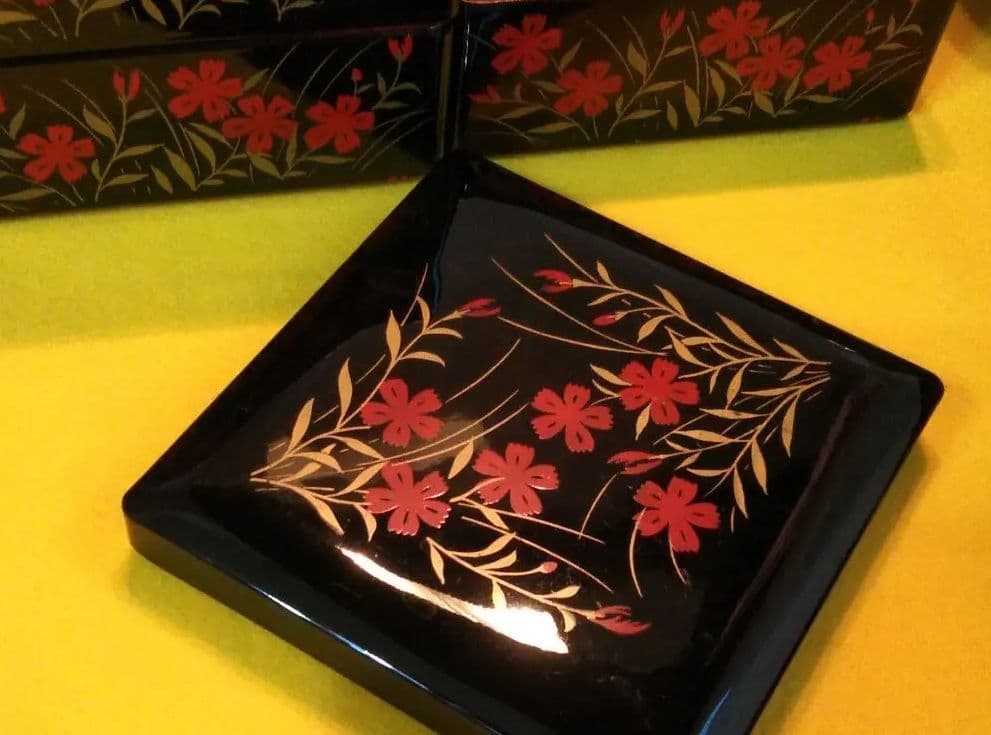 ミニ三段重箱と蓋付きお椀 3客セット