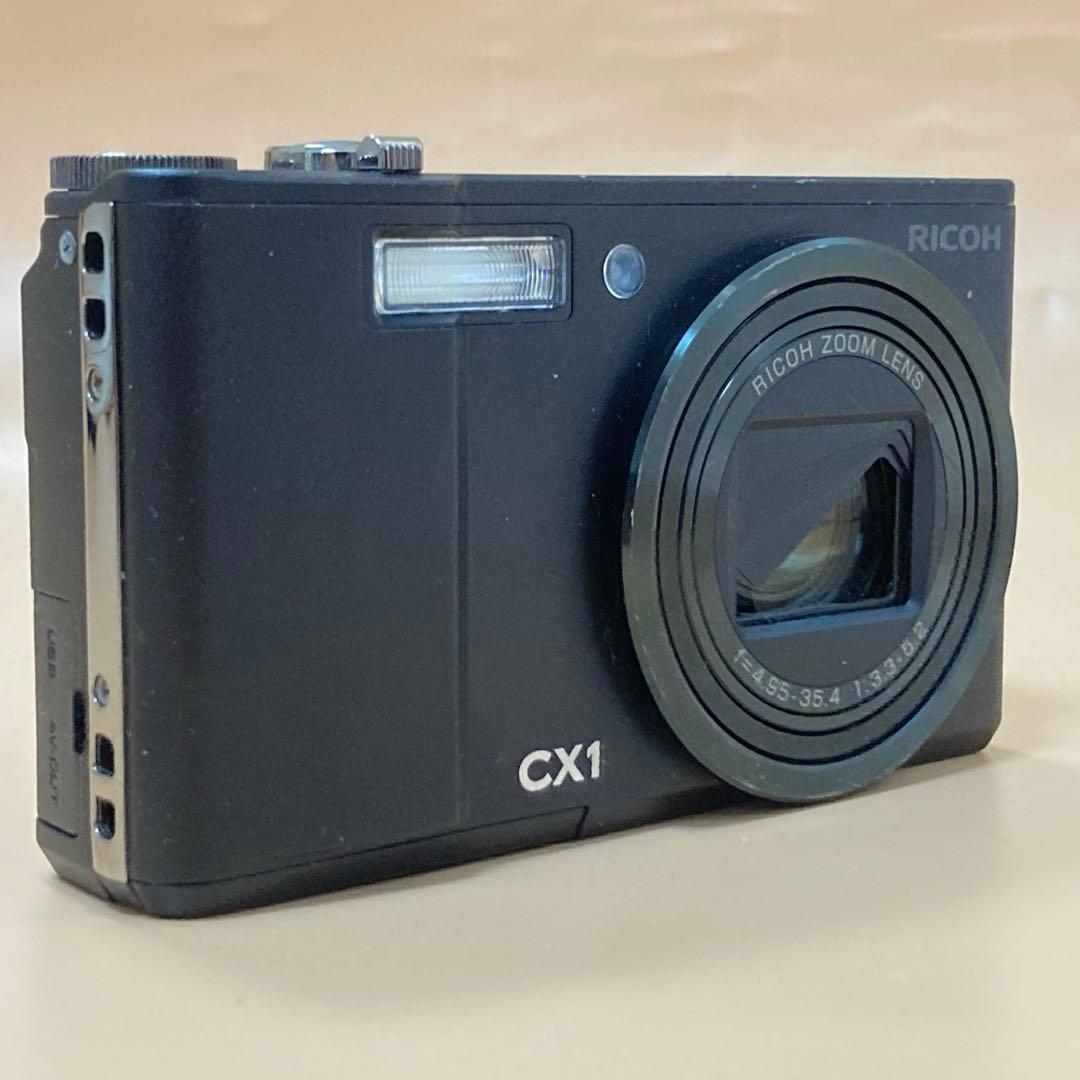 ●スマホ転送OK●RICOH CX1 ブラック色 SDカード付き