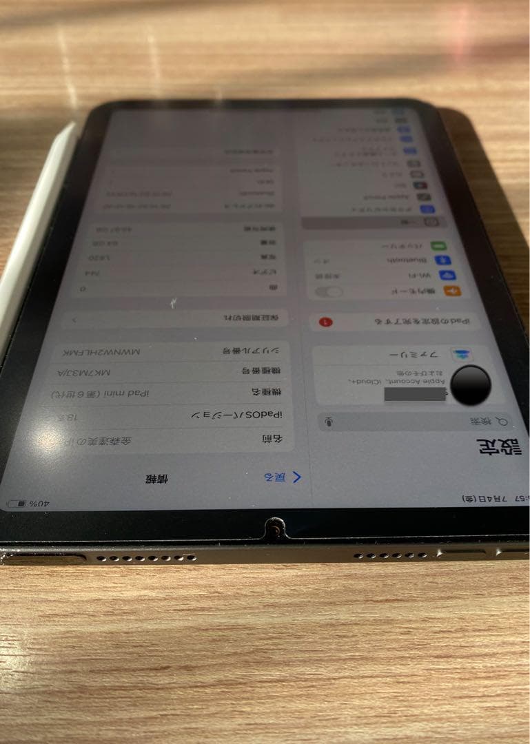 iPad mini 第6世代 スペースグレー , ★Apple Pencil付き