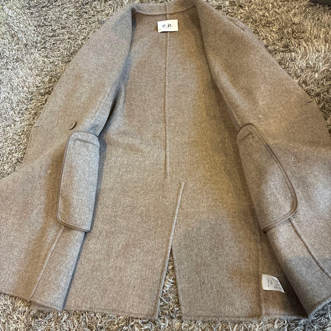 S*O様 evernavy エバーネイビー ウール リバー ダブル コート