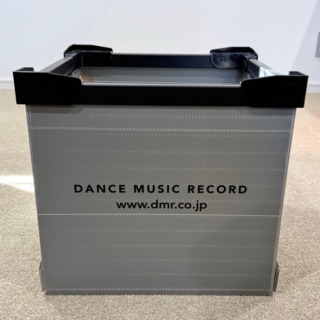 DMR レコードコンテナ■グレー3個セット■DANCE MUSIC RECORD