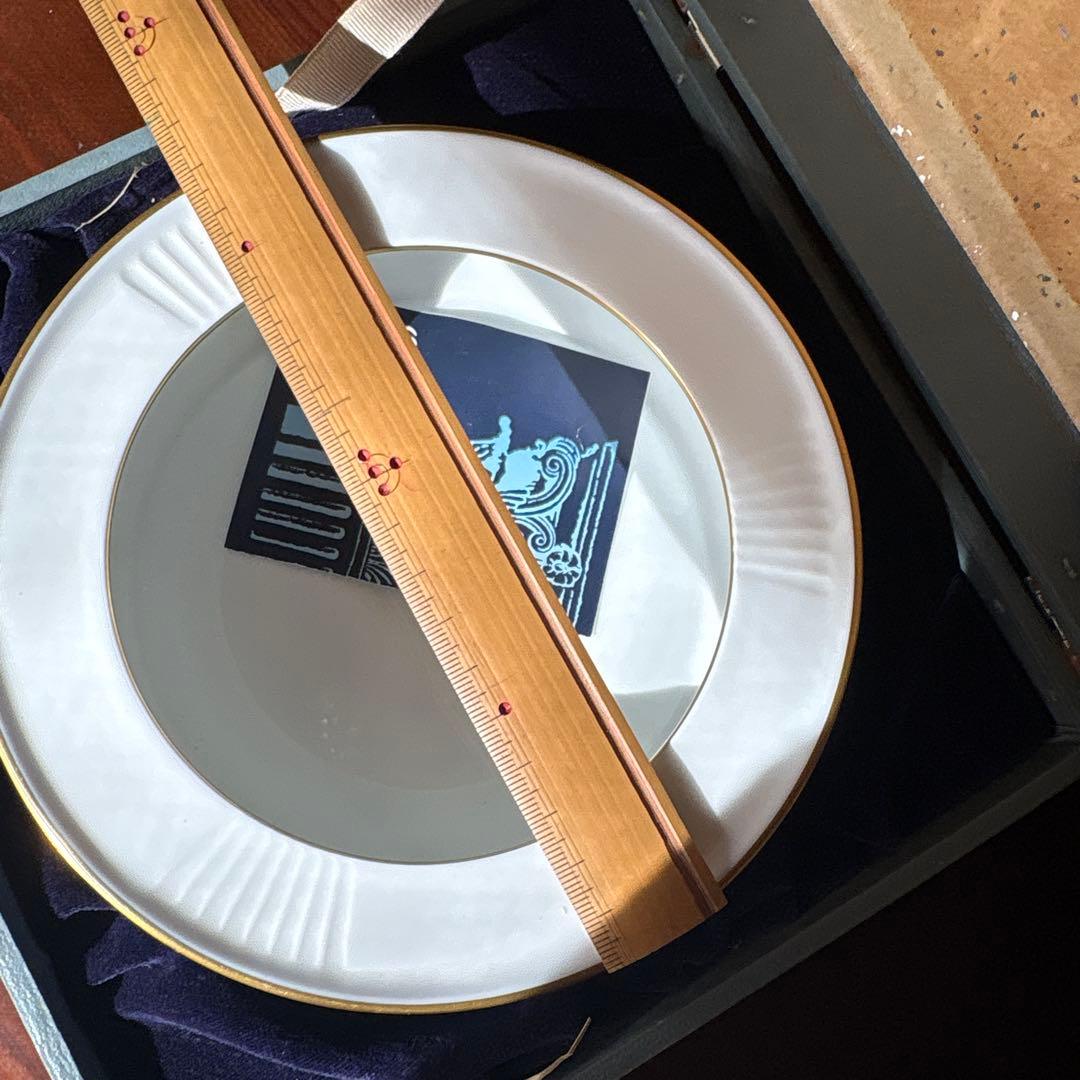 大倉桃園　藍の灰皿