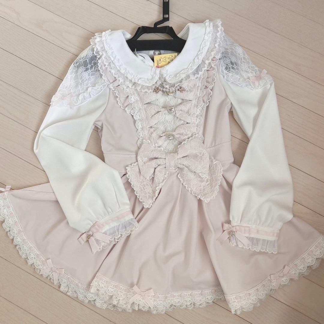 LIZ　LISA 【トリプルリボン フリルセットアップ】ピンク