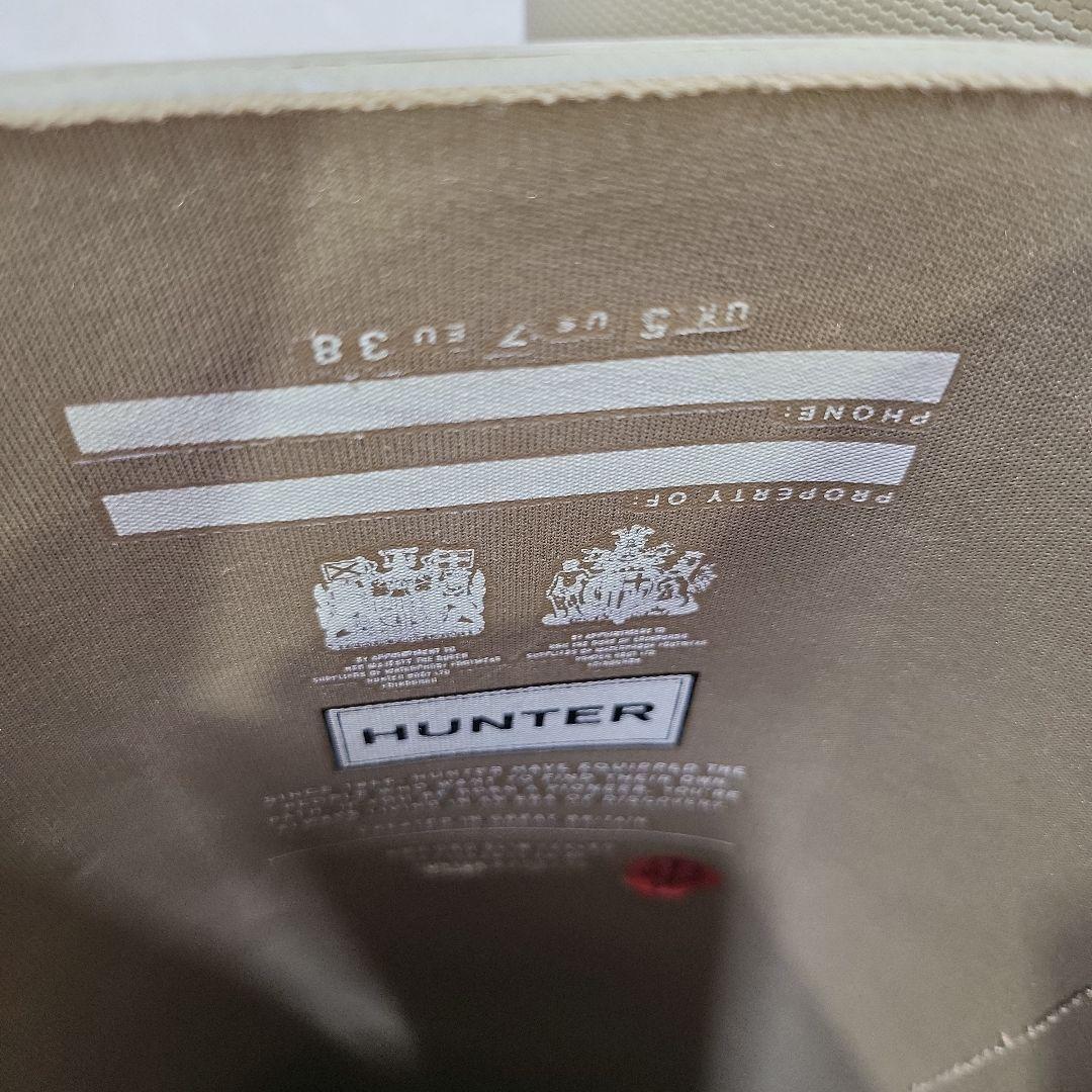 HUNTER 長靴 オリーブグリーン UK 5 日本サイズ24cm　新品未使用