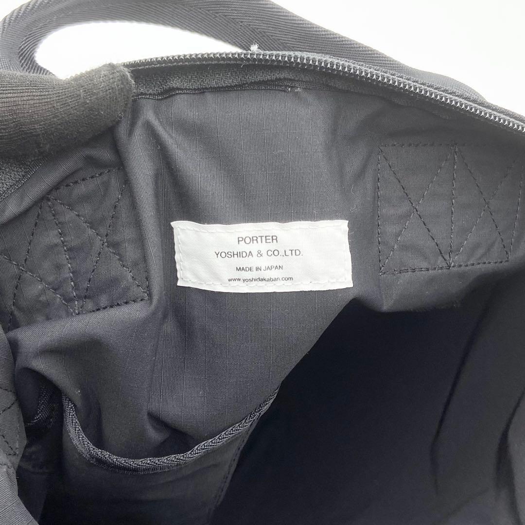 未使用級　ポーター　フレーム　ヘルメットバッグ　2way ナイロン　ブラック