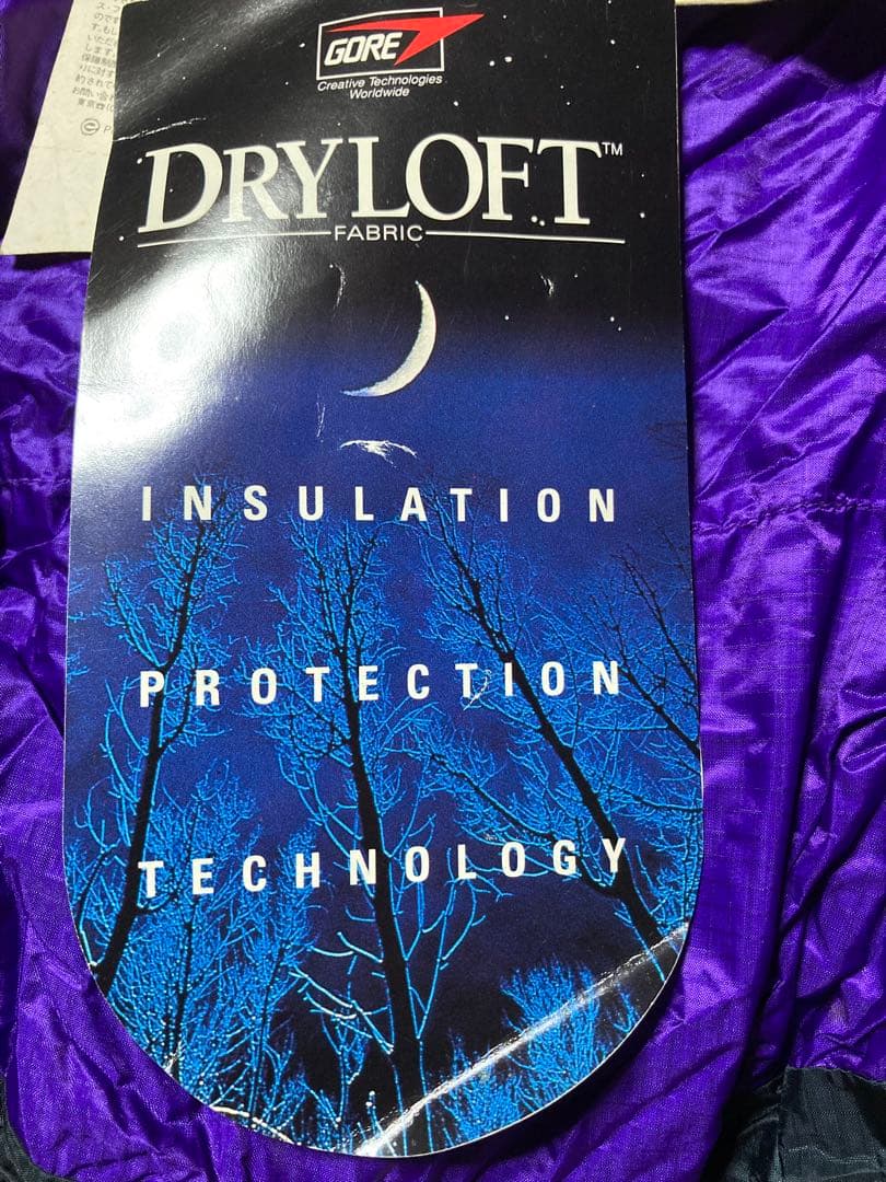 THE NORTH FACE 寝袋 黒/紫　極寒地可能　スリーピングバッグ