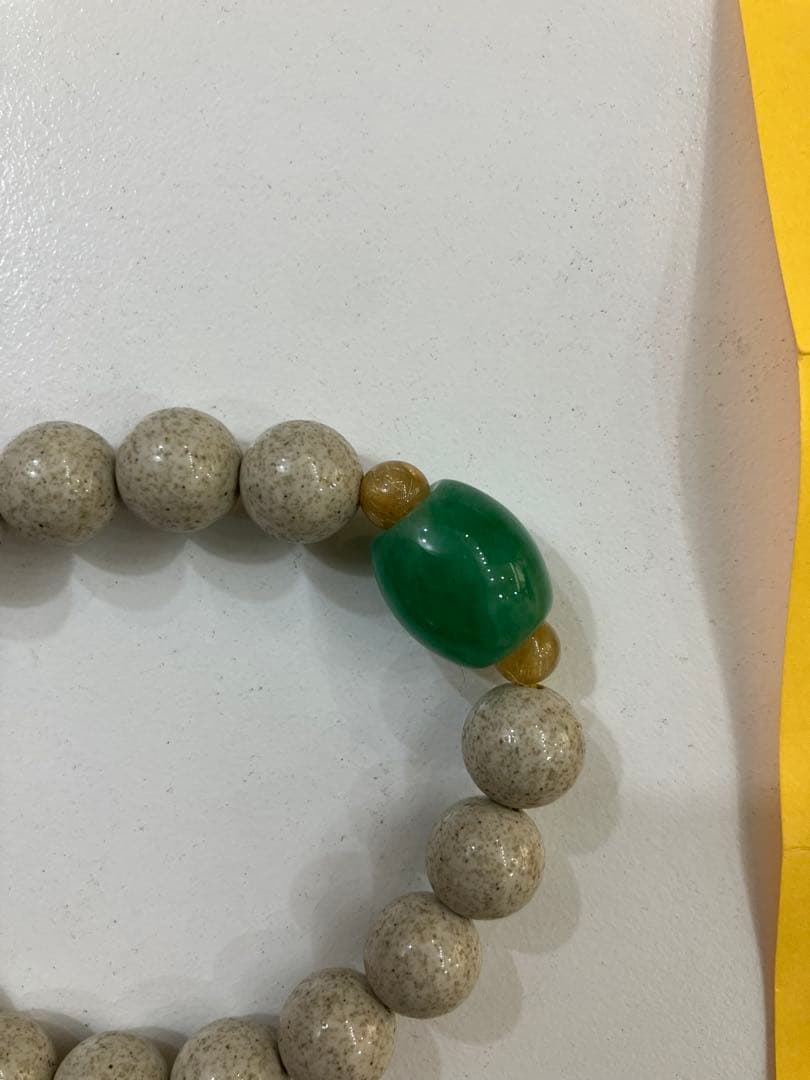 ホクトライト 北投石　台湾産　湯の花 保証書有 ブレスレット