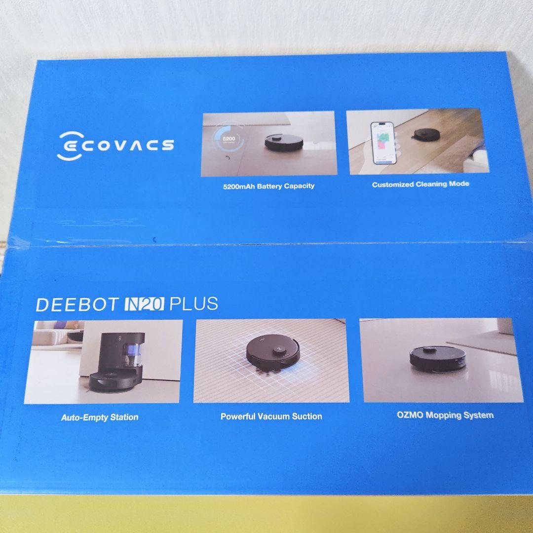 新品 ロボット掃除機 ECOVACS DEEBOT N20 PLUS 水拭き