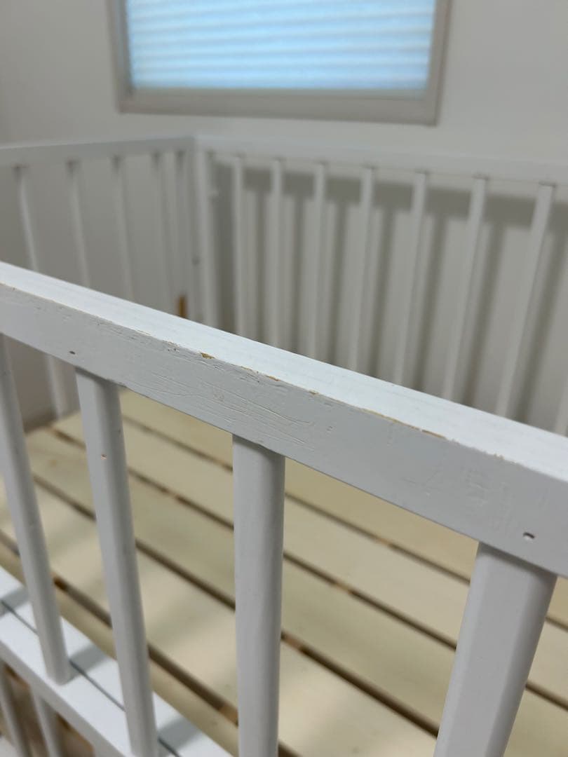 yamatoya、kihonベビーベッド、ホワイト