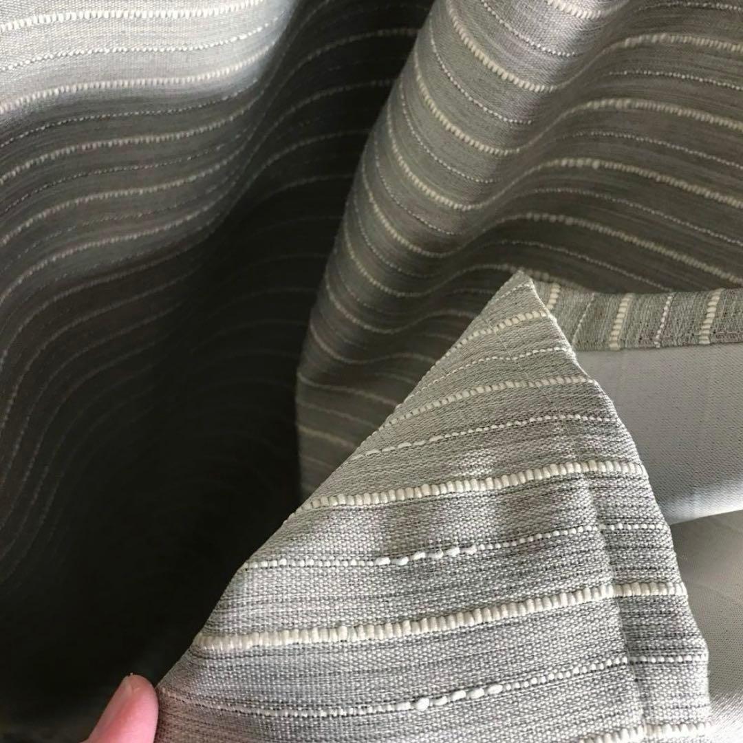 遮光カーテン　幅150cm×丈200cm2枚　グレー