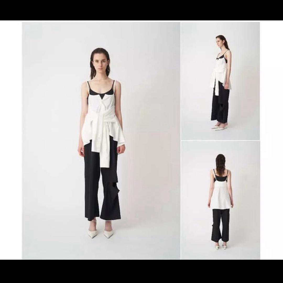 RYU KAGA リボン付きキャミソール