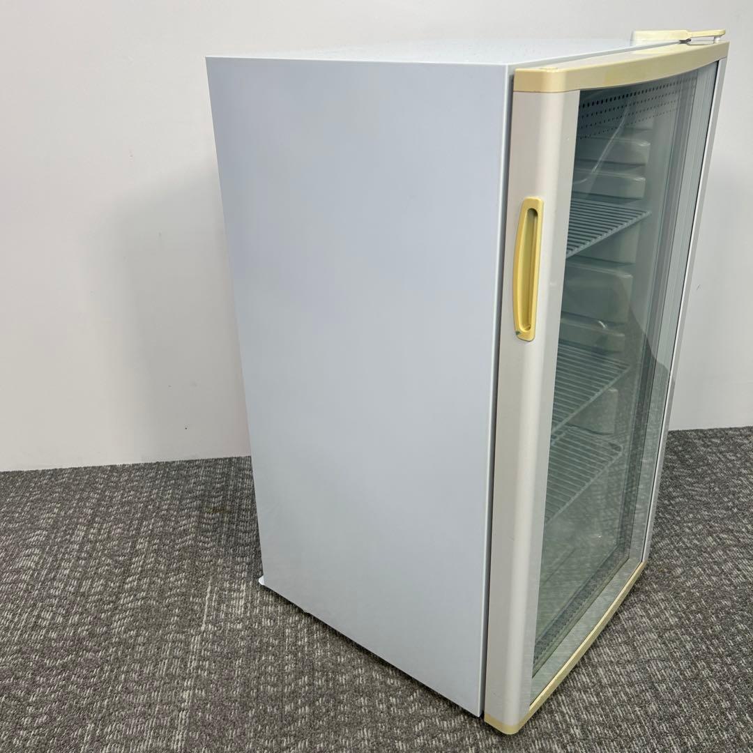 82業務用 冷蔵ショーケース オフィスコンビニ XW-105 左右開き 小型