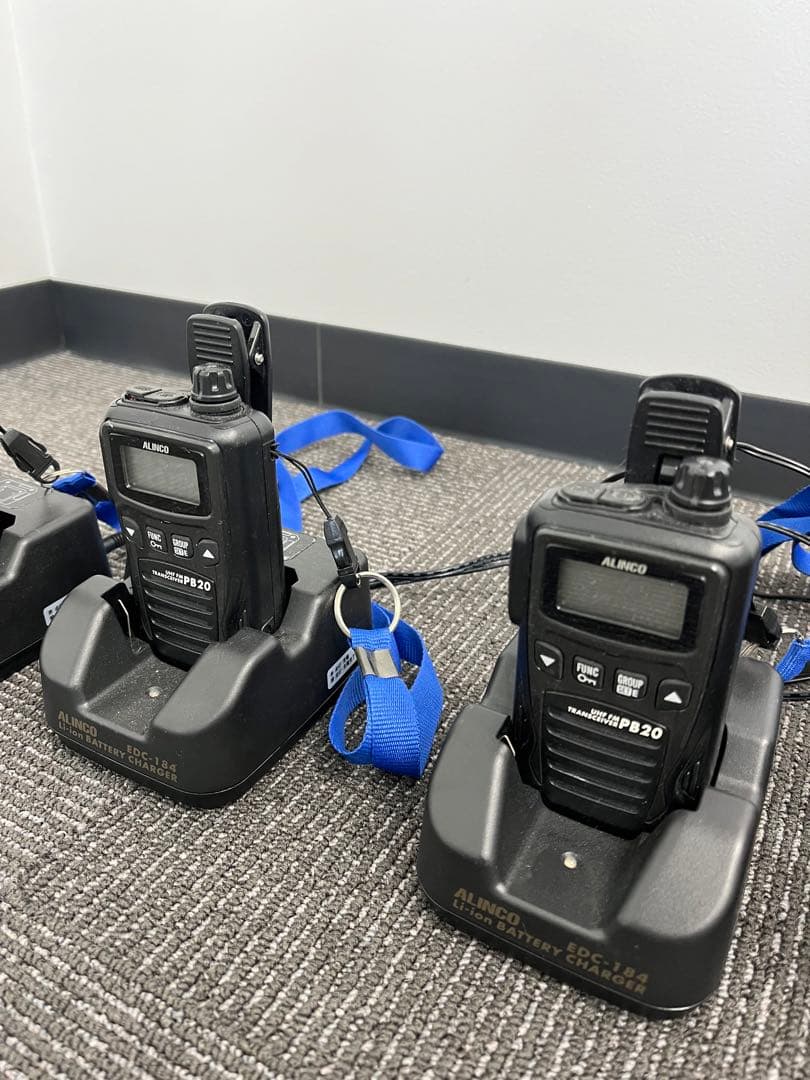 ALINCO トランシーバーセット& ALINCO ヘルメット用ヘッドセット