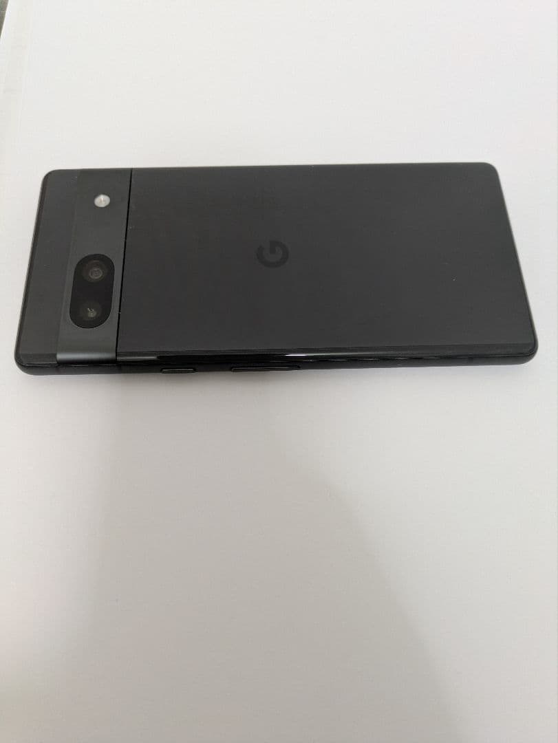 [中古品]Google Pixel 7a本体 ブラック 箱・ケーブル・ケース付