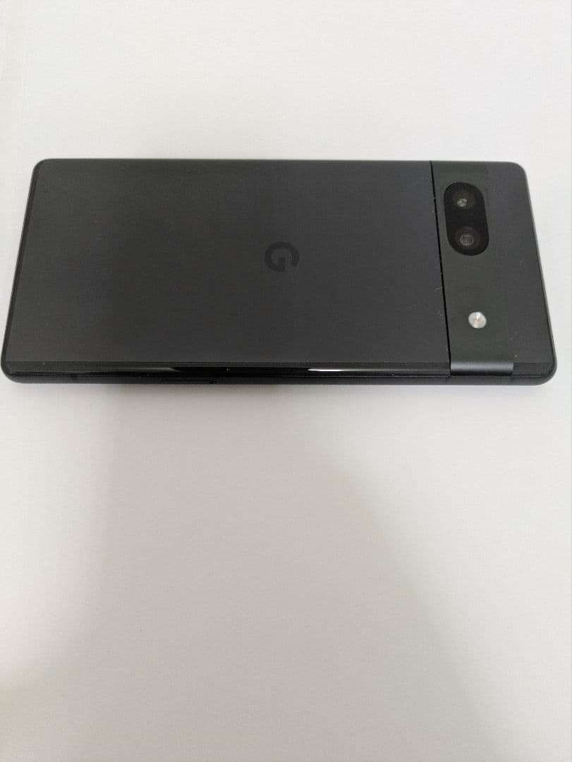 [中古品]Google Pixel 7a本体 ブラック 箱・ケーブル・ケース付
