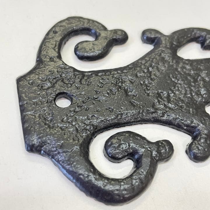 イギリスカークパトリック アイアンヒンジ 飾りヒンジ 蝶番2本のペア