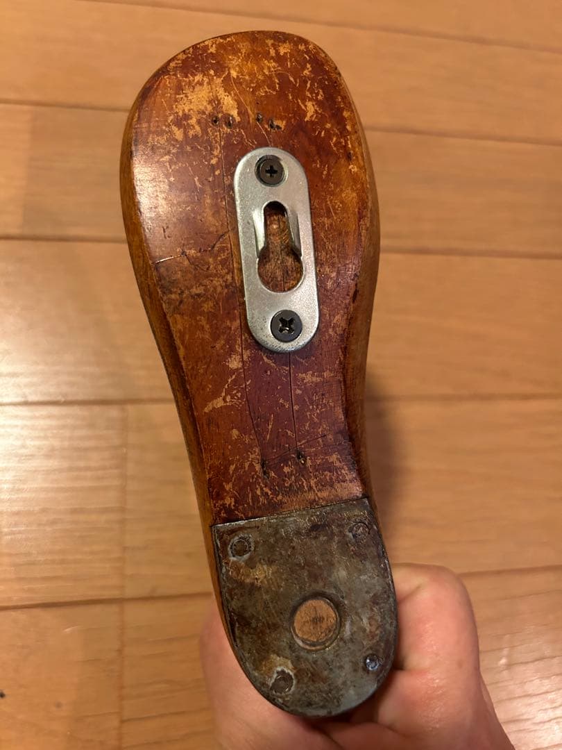 アンティーク⭐︎木靴型　シューモールドのフック
