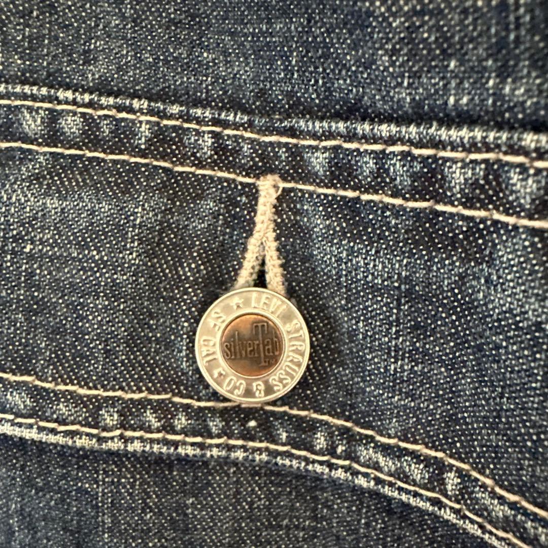 Silver Tab デニムオーバーオール インディゴブルー