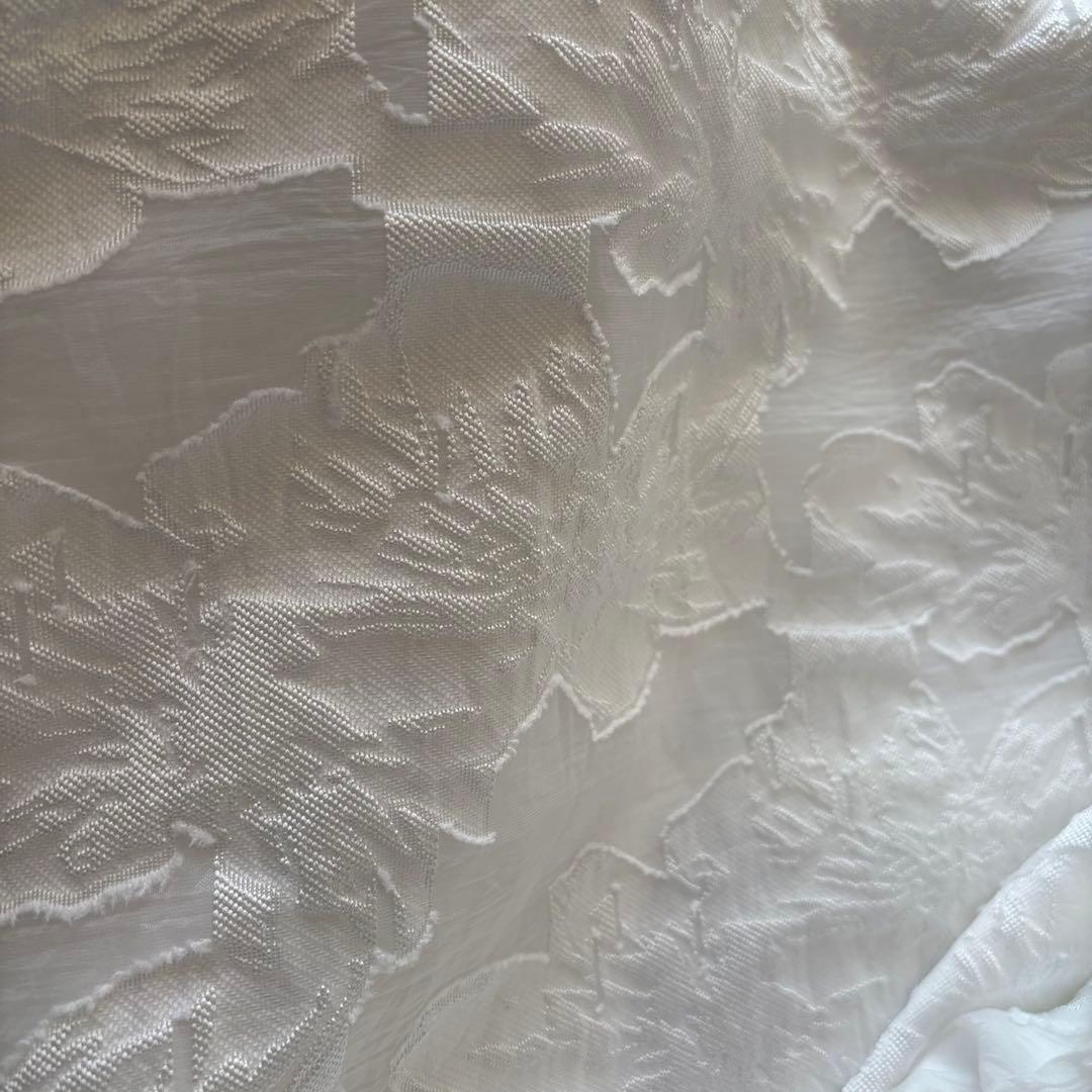 【新品】フィットモア　ジャガードパフスリーブチュニック