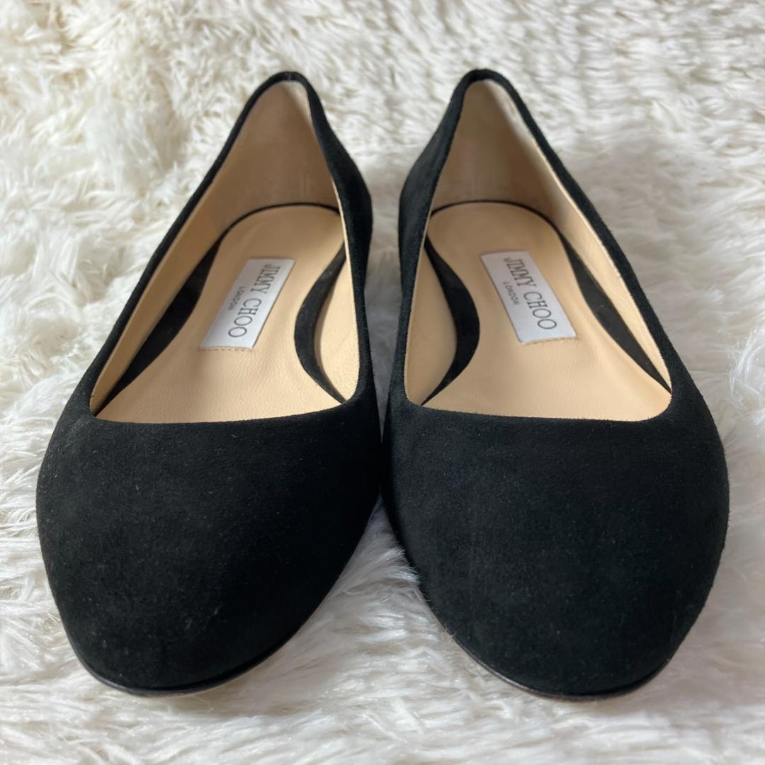 美品 ジミーチュウ ジェシー スエード メタルヒール パンプス 約23cm 36