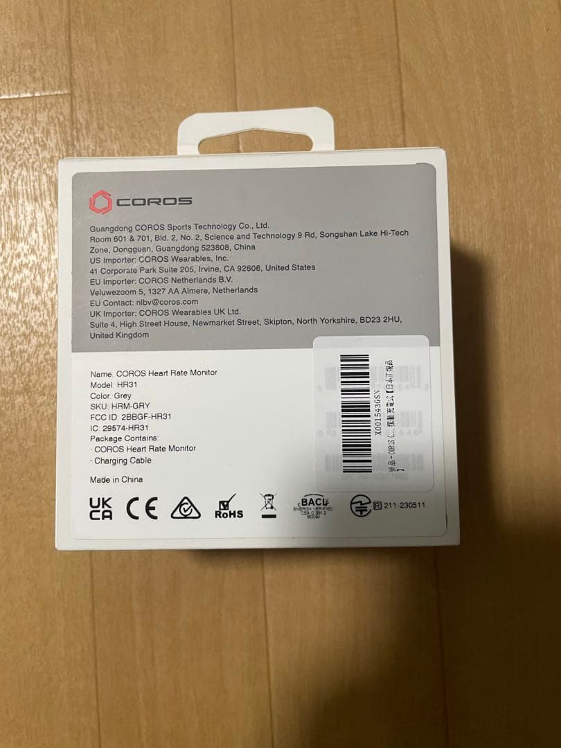 COROS ハートレートモニター HR31
