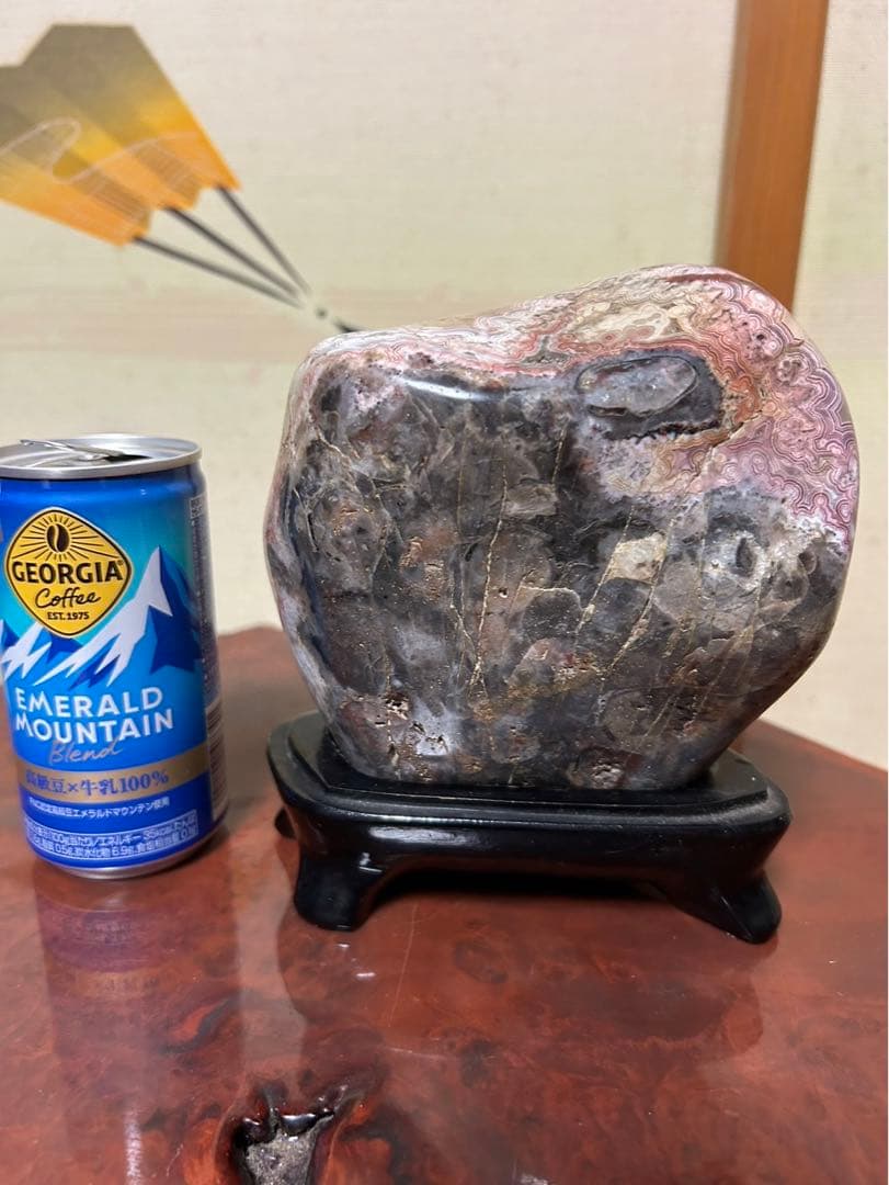 菱マンガン鉱　積丹ルビー　鑑賞石