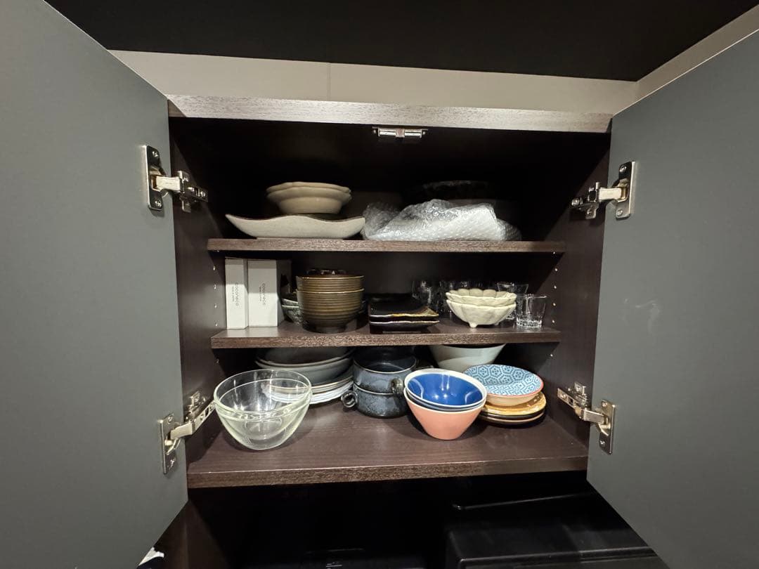 ※美品※ 国産※ 高橋木工所 エイク　EYCK薄型食器棚